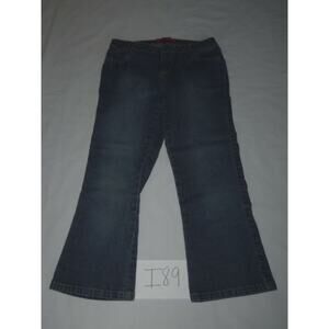 Glo Blue Jean Capris Size 5 Stretch Juniors -0812i89